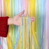 Macaron Colorful Rain Curtain Background Wall Birthday Party Decoration 2m - Pjun