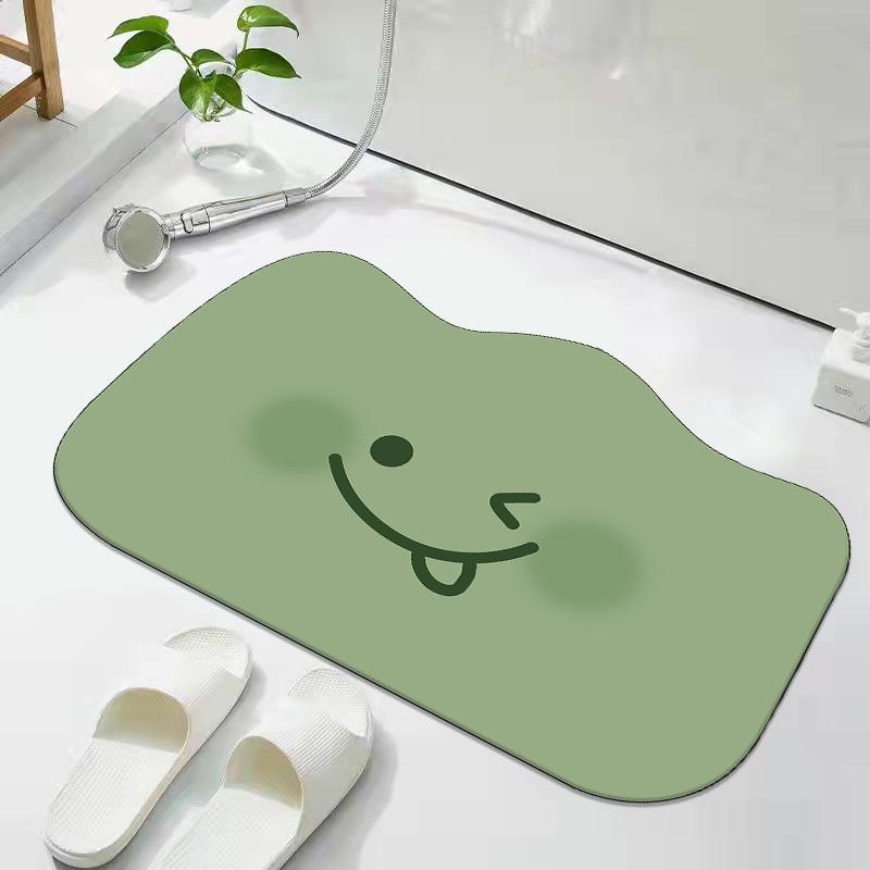 Badkamervloermat, absorberend kussen van diatomeeënaarde, antislipmat, instapmat voor de toiletdeur, sneldrogende mat voor de toilet 50x80cm19.7x31.5in