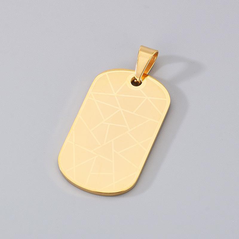 2025 Men's Wearing Necklace Simple Crack Military Cross Pendant