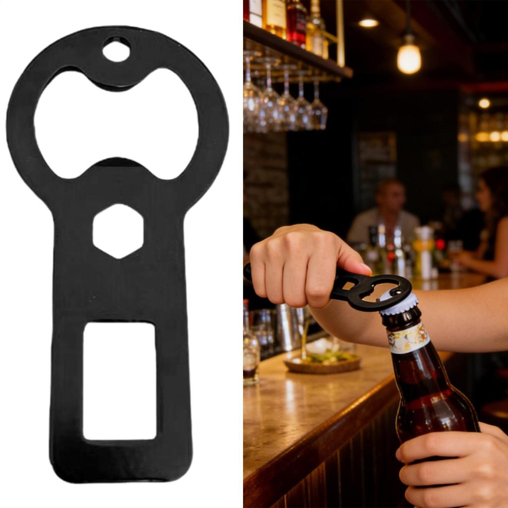 Bottle Opener Keychain Small Metal Car Accessories Bottle Opener Keychain Clip Holder For Women Adults Luggage Backpack Handbag