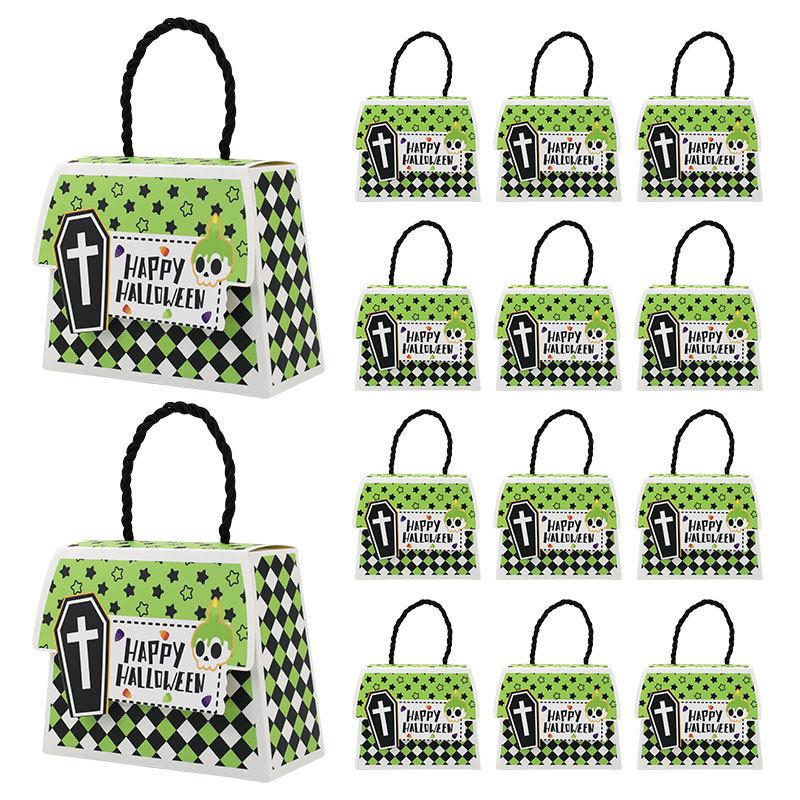 Halloween Candy Box Halloween Handbag Box Handheld Gift Carton Happy Candy Box
