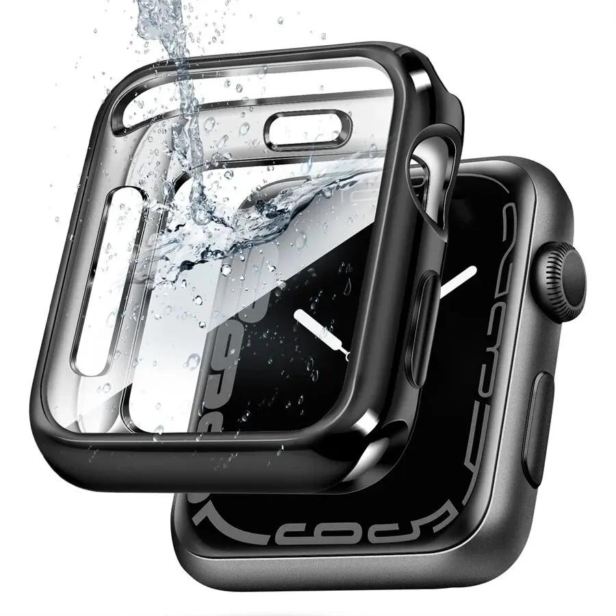 TPU Cover for Watch Case Series 9 8 7 6 5 4 3 SE 41mm 45mm 42-44mm-40mm Screen Protector Accessories for Watch Band