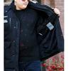 Autumn and Winter Plus Size Men's Down Jacket, Medium and Long, Thick and Warm Cotton Jacket, Fashionable Men's Down Casual Cotton Jacket,Outerwear
