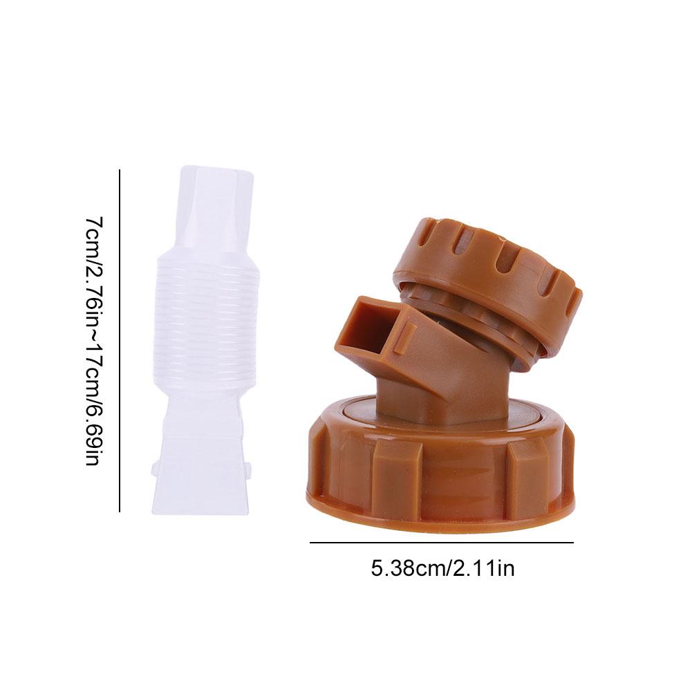 Outdoor Water Faucet with Extendable Tube Portable Faucet Replacement Camping Water Jug Tap for Water Tank Bucket