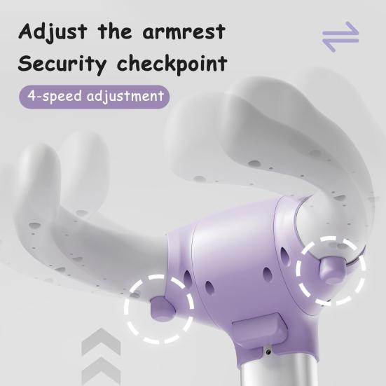 Baby Shower Stand Portable Foldable Adjustable Baby Bath Seat with Anti-Slip Base