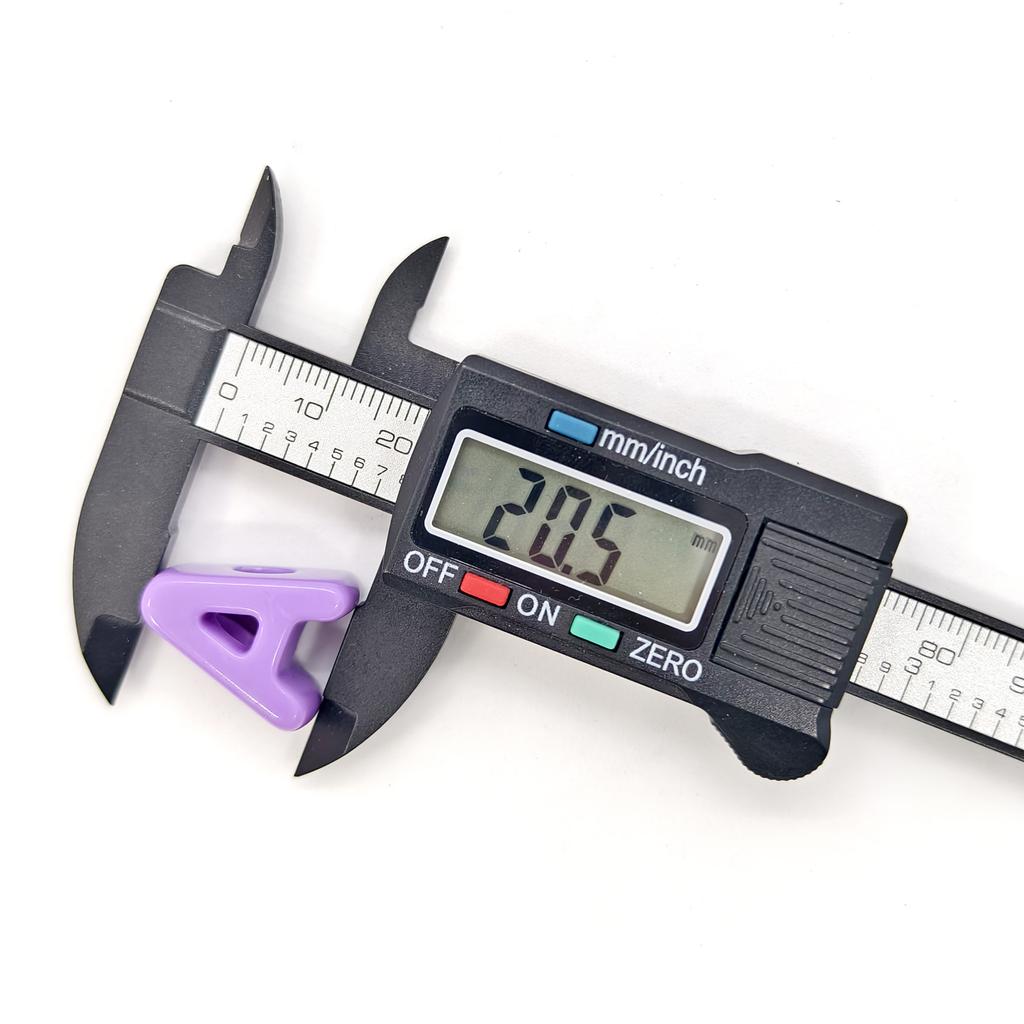 26 Stora 6 mm Hål Bokstavspärlor 20 mm A till Ö för DIY Smyckestillverkning Kit Armband nyckelring och Lärare för att Lära sig Bokstäver