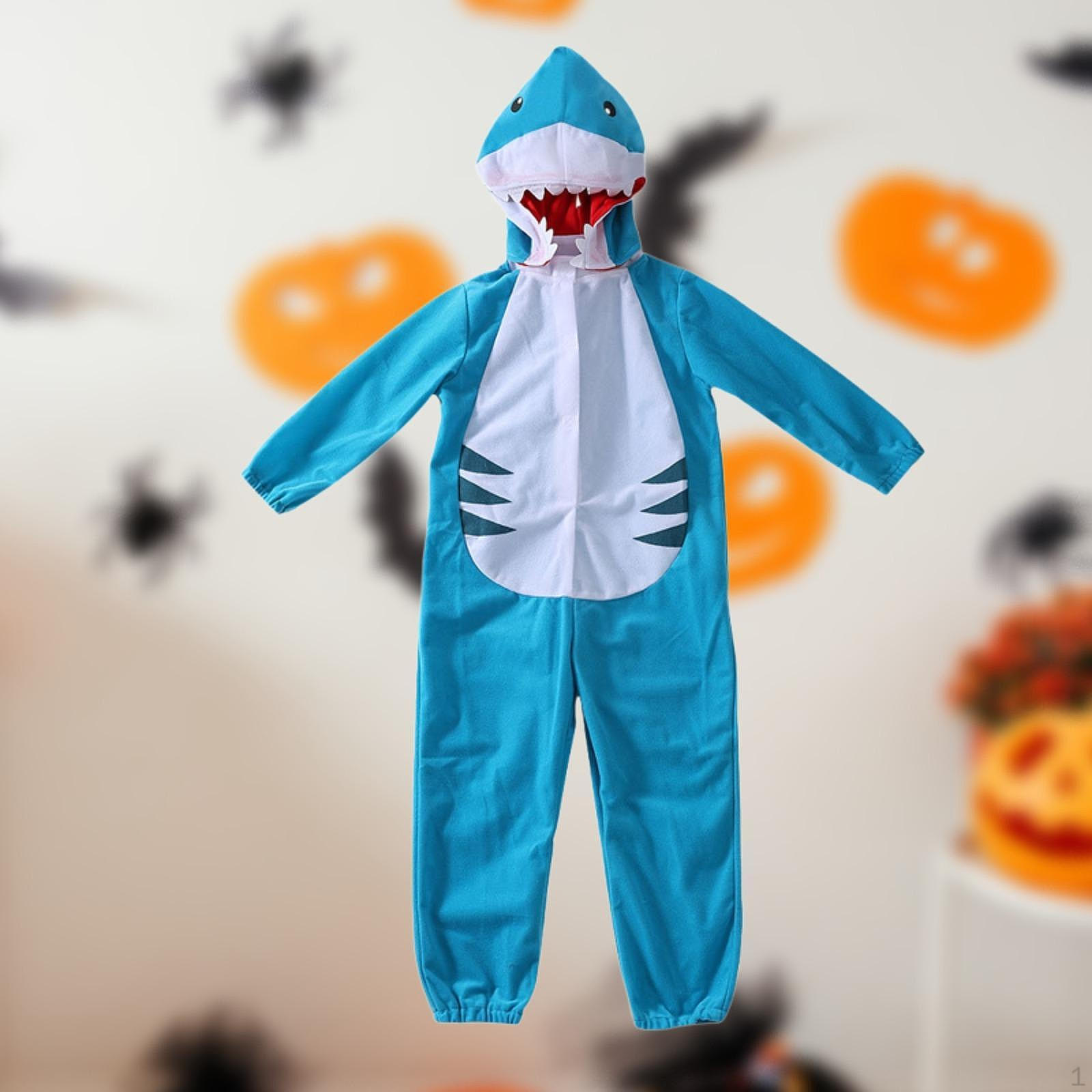 

Shark Costume for Children Animal Cosplay Party Favors Supplies Halloween for 7 to 10 Year Old