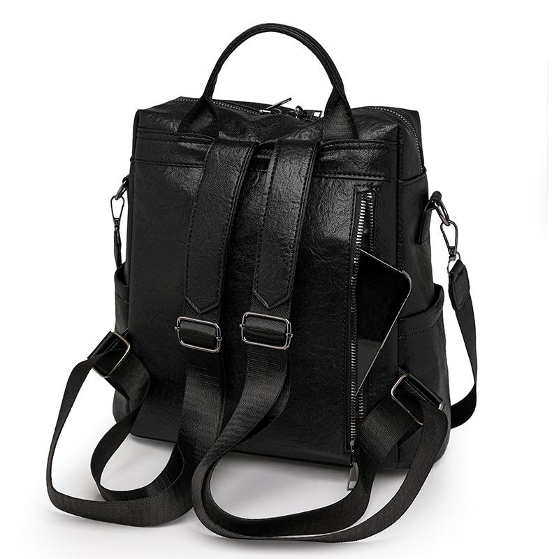 Rucksack für Damen im koreanischen Retro-Stil - Weiches Leder Quaste Multifunktionaler Reiserucksack 2025