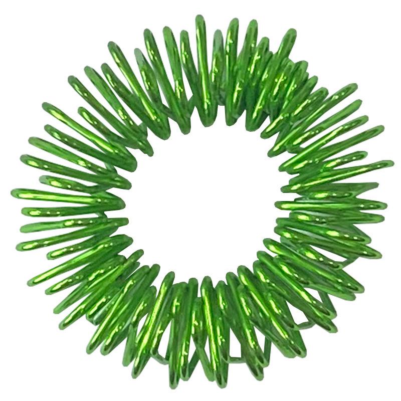 Cross-Border Hot-Selling Mini Finger Massage Ring: Decompression Spring Massager & Fingertip Toy