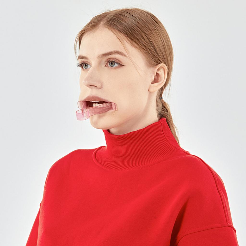 Facial Exerciser Lip Plumper Multi Functional ABS Lip Muscle Trainer Exerciser with Storage Box