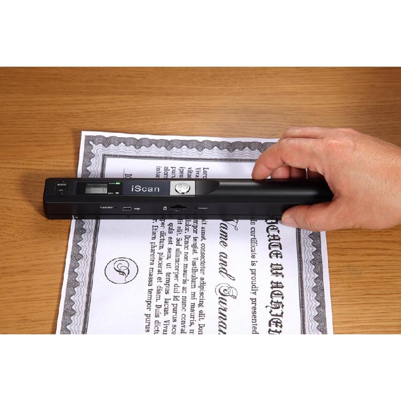 Handheld Portable A4 Book Document Photo Scanner 300DPI, 600DPI,900DPI PDF/JPEG Selection Iscan Handy Mobile Portable Scanner