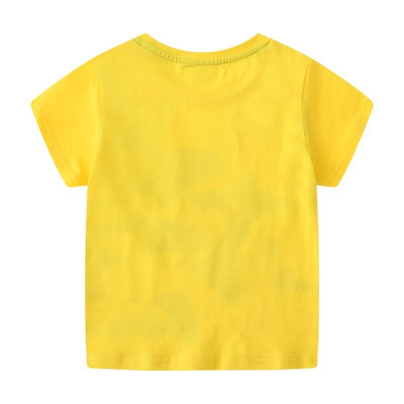Children's Glow-in-the-Dark Shark Print Summer T-Shirt 2026