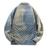 2025 Frühling und Herbst neue trendige Marke Retro Jeansjacke Herren gewaschen kleiner duftender Wind Jacquard Paar Arbeitsjacke
