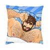 Gay Pride Adam And Ben Like To Play Pillow Living Room Decor Bobo Bear Lgbt Art Cushion Decoration Salon Square Pillowcase