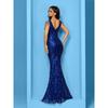 Cross-Border European and American Plus Size Women's Clothing New High-End Evening Dresses Plus Size Party Dresses
