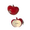 Elegant Apple Stud Earrings Accessory Crafted from High Quality Alloy with Sparkling Zircon for Fashionable Women