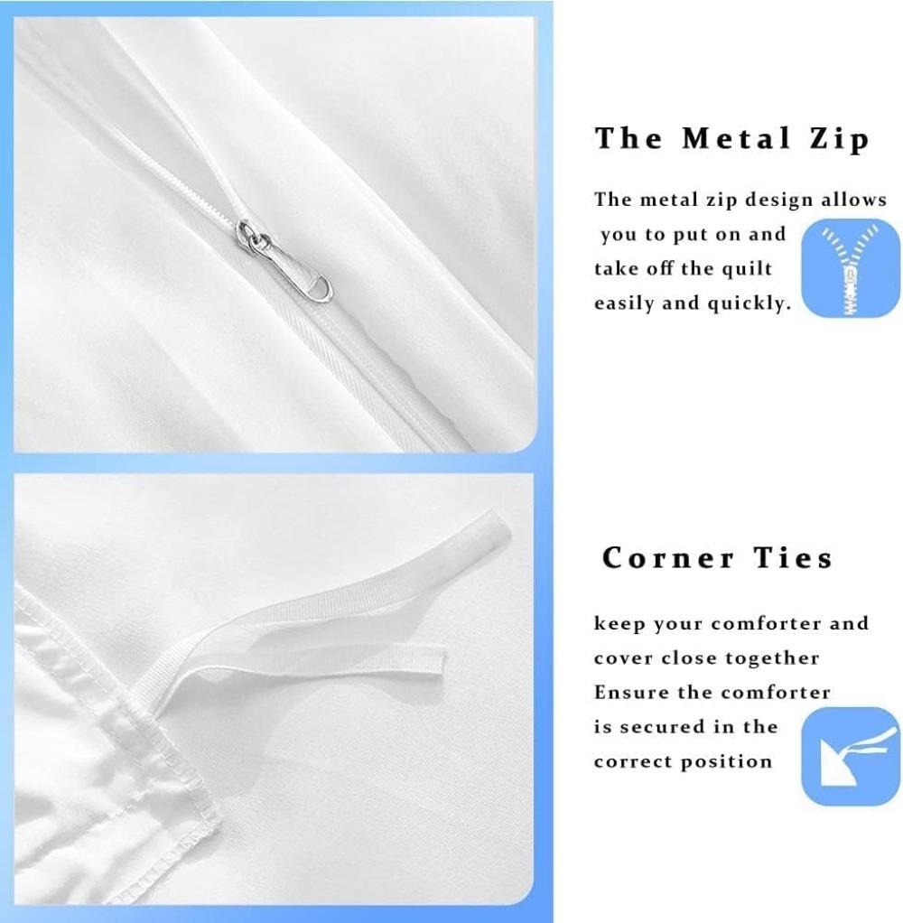 Colourful Puzzles, Soft Microfibre Children's Bedding Set Boys Girls Single Bed Duvet Cover Set with Zip and 2 Pillowcases