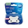CANPOL 24/001 Ciuccio 100% silicone 0-6m simmetrico 1 pz bianco