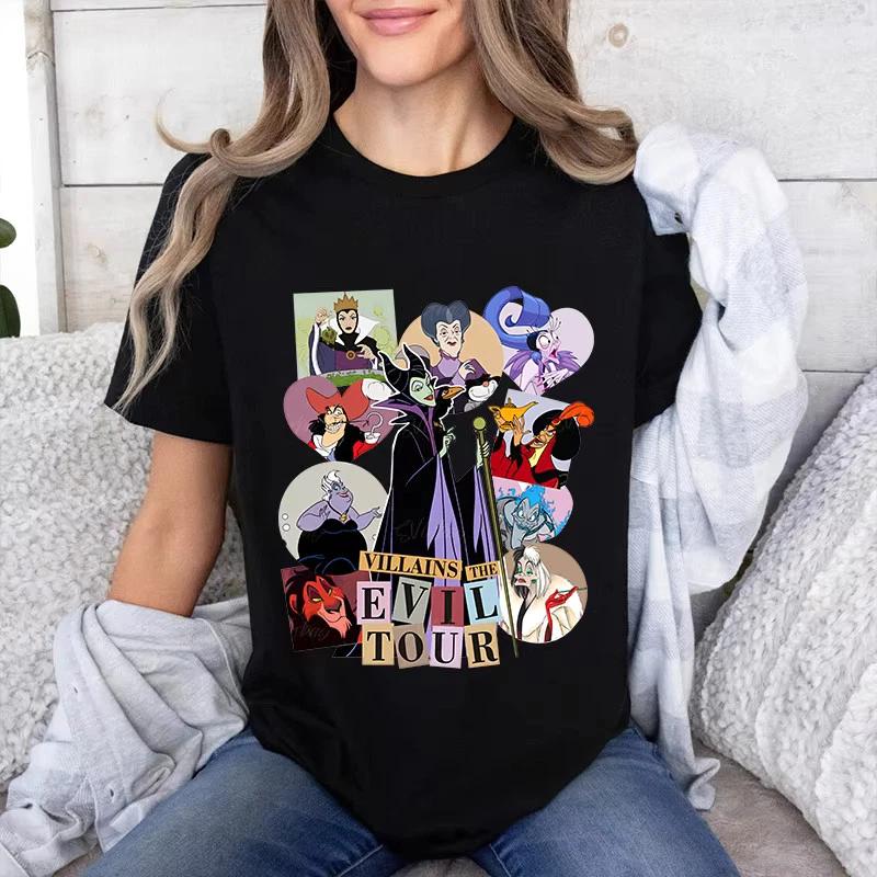 Fun Villains The Evil Tour Tshirt Unisex Unisex Unisex 55 S