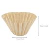 Commercial Coffee Filter Coffee Filter, Coffee Filter Paper, Disposable for Restaurant Coffee Shop Office Home (1-4 Servings)