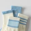 Yoga Socks, Children's Pilates Anti-slip Fitness Exercise Floor Socks with Stripes and No Bones