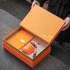 Orange Ceramic Mug & Stationery Business Gift Set