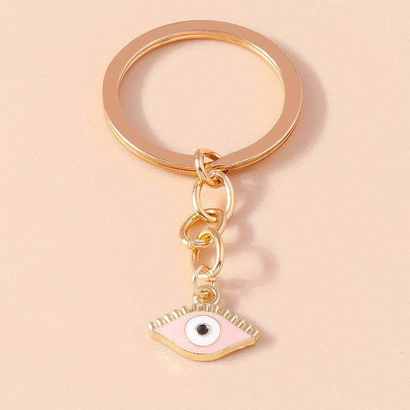 

Retro Lucky Evil Eyes Keychain Metal Key Ring Pendant for Car Key Holder Women Girls Handbag Decor DIY Jewelry Gift