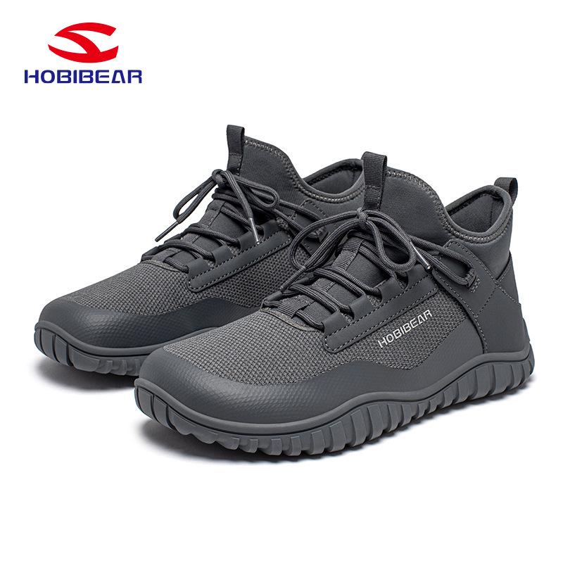 HOBIBEAR Men s Wide Toe High Top Breathable Casual Shoes, Women s Spring & Autumn Single Shoes 40
