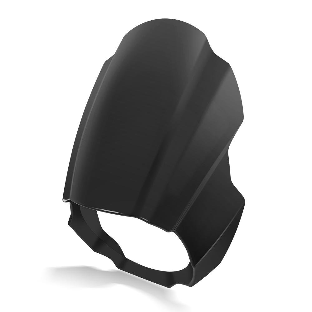 For Motorcycle Accessories Headlight Fairing Front Head Windshield Cover Windscreen Eliminator 400 450 500 2024 2025 чёрный