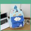 Backpack Kids With Cartoon Rabbit Print And Ear Design For School Outings And