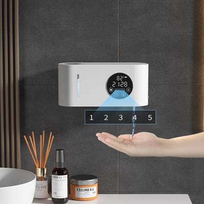 Botella de Jabón Líquido Dispensador de Jabón Automático Sensor Sin Contacto Dispensador de Barra de Jabón Dispensador de Barra de Jabón para Montar en la Pared Carga USB