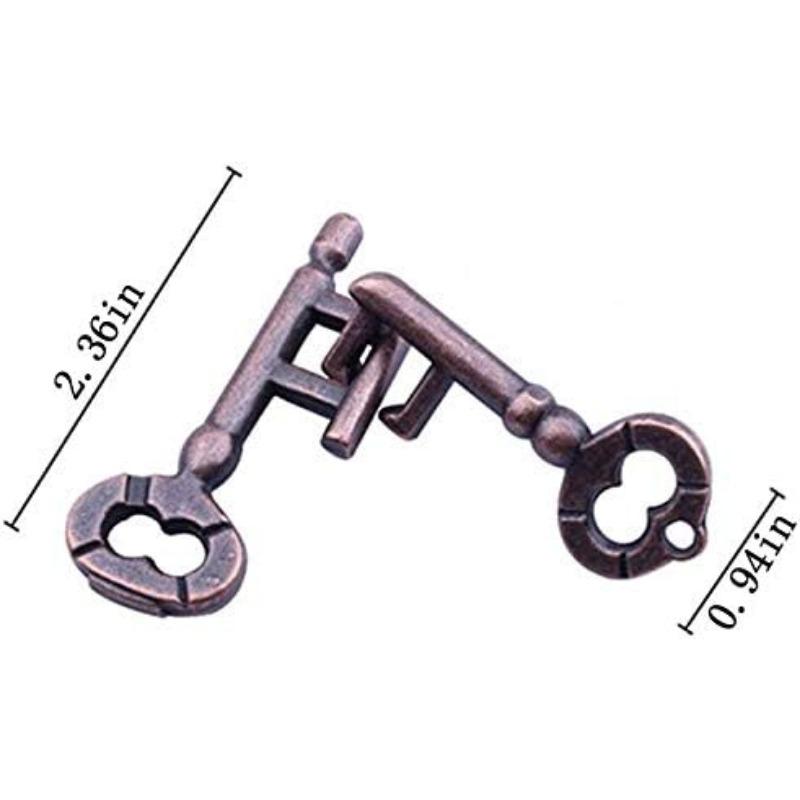 Brain Teaser Puzzle for Adults Puzzles Metal Hole Lock Adult Educational Toy Jigsaw IQ Puzzle