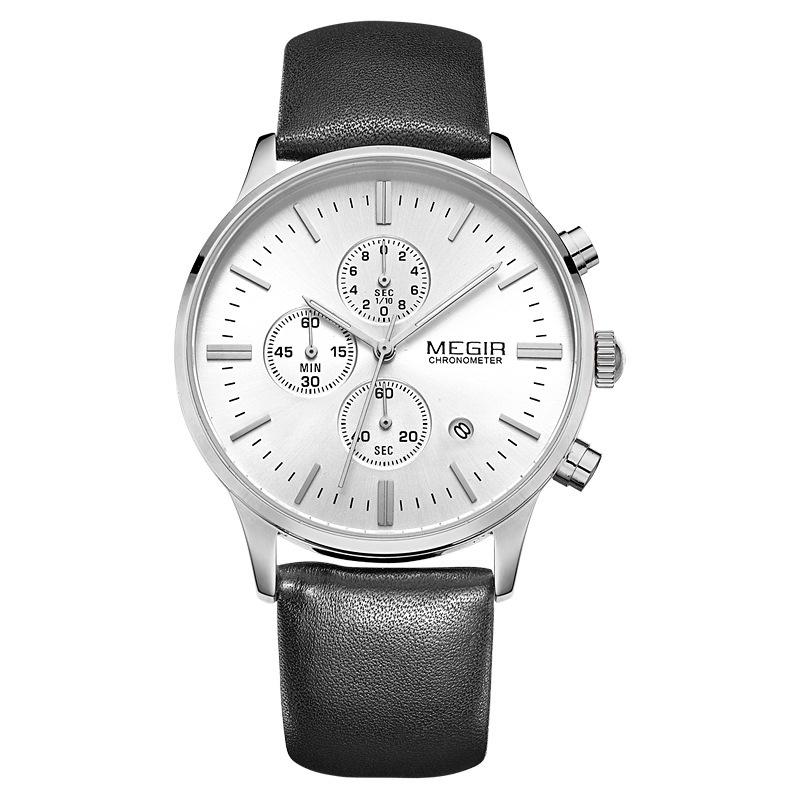 Canvas Strip Steel Mesh Belt Watch Multi-Function Chronograph Men'S Quartz Watch Waterproof Men'S Watch 2011