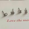 Women's Surgical Steel Rabbit Piercing Earrings (2 types)