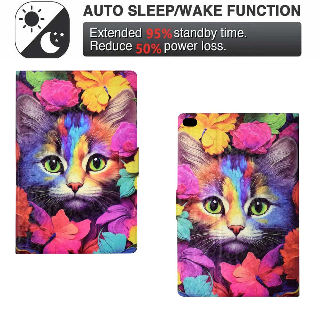 For iPad Mini/Mini 2/mini 3/mini 4/mini (2019) 7.9 Inch Case PU Leather Pattern Printed Cover with Card Holder