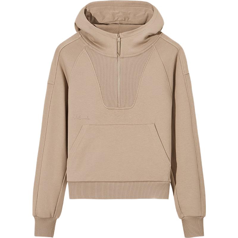 Anta Women s Half-Zip Hooded Sweatshirt L