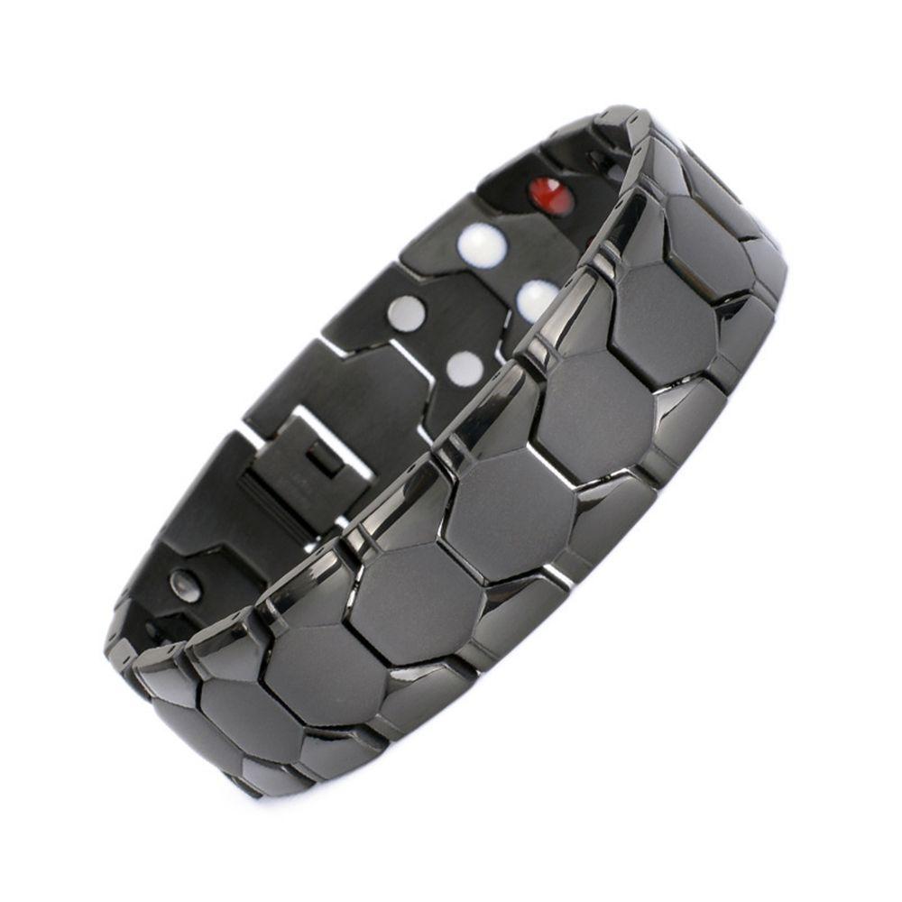 Treatment Acupoint Massage Hematite Detachable Bangle Energy Healing Magnetic Therapy Bracelet