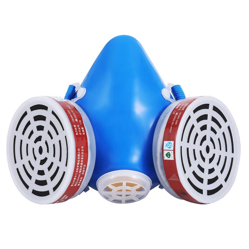 Mengci Huli Dun Double Canister Half-Face Respirator Mask