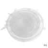 6pcs/set Reusable Silicone Wrap Food Fresh Keeping Wrap Kitchen Tools Silicone Food Wrap Seal Lid Cover Stretch Tools