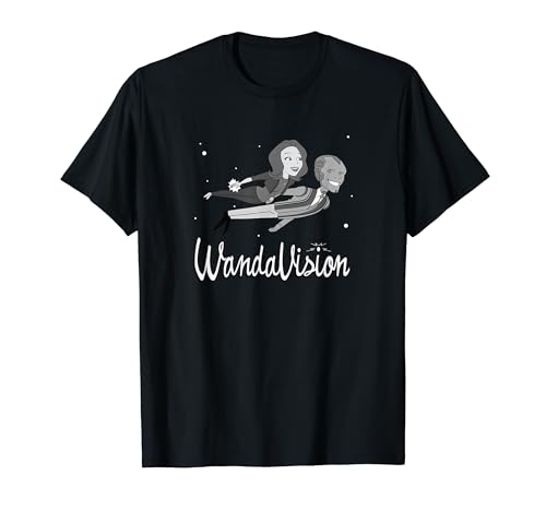 Marvel WandaVision Retro Cartoon Logo T-Shirt