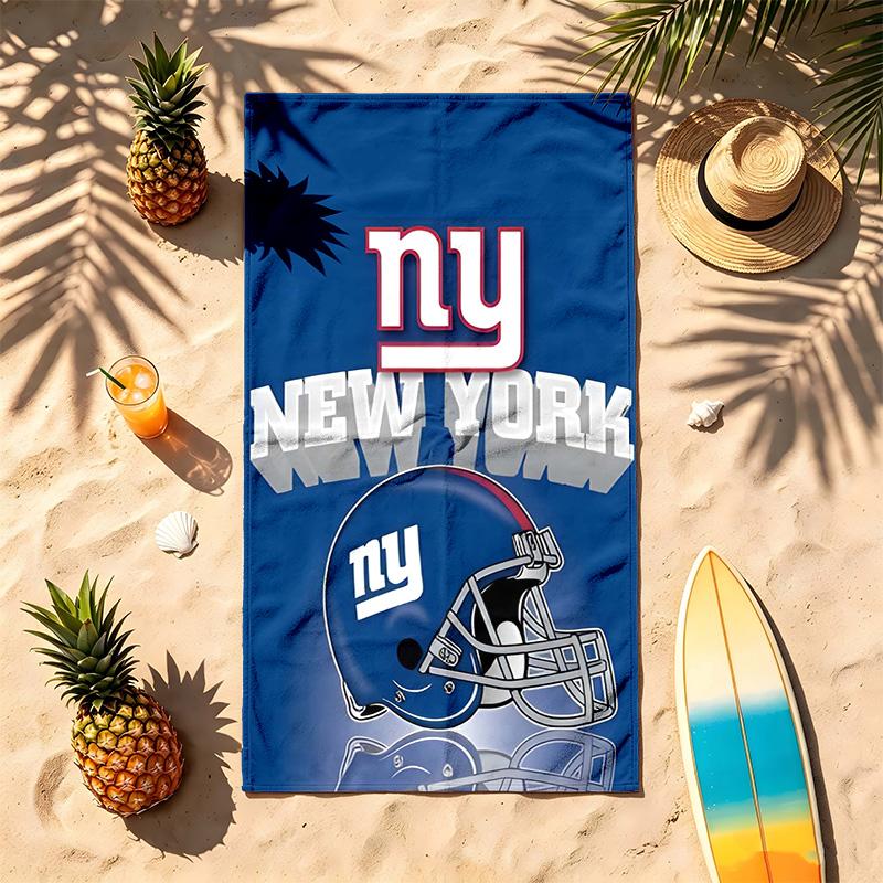 New York Giants (23) Theme Beach Towel Sand Resistant Soft And Comfortable Suitable For The Pool Camping Yoga And Diving A Travel