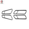 For VW Volkswagen Passat B6 2006-2011 Door Handle Frame Trim Cover Parts Soft Real Carbon Fiber Sticker Car Interior Accessories