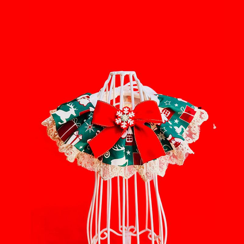 New Pet Scarf: Dog & Cat Drool Bib, Neck Warmer, Bow Tie, Small/Medium Accessories.