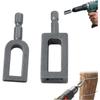 Outil de torsion pour fils de perceuse, outil de torsion pour fils de perceuse électrique, outil de torsion pour fil de clôture avec queue hexagonale de 1/4 pouce, outil d'enroulement