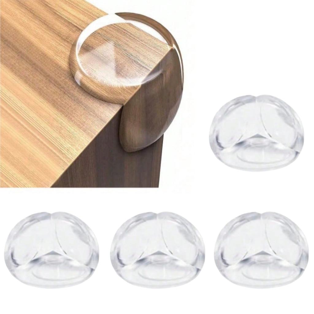 4-20PCS Children Safety Silicone Transparent Protective Cover Children's Anticollision Table Corner Edge Protective Cover Guards