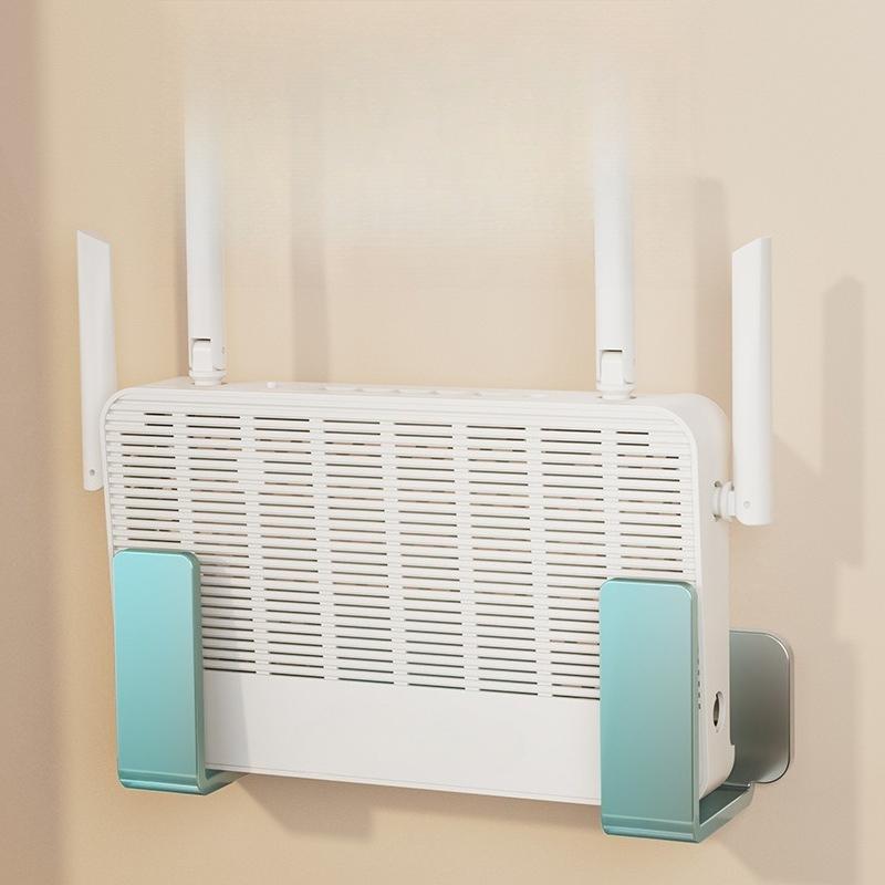No Drill Wall Mount Shelf for TV Box Router Power Strip Holder Foldable Organizer Living Room Bedroom Multi Storage Rack