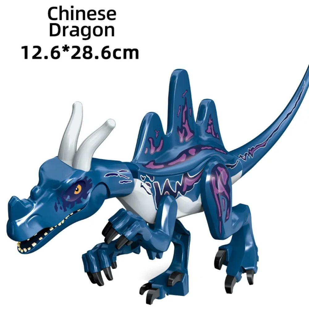 Bloques de Construcción de Dinosaurios Jurásicos Indominus Rex DIY Tamaño Grande Tyrannosaurus Figuras de Acción Modelos Juguetes para Niños Animales Regalos