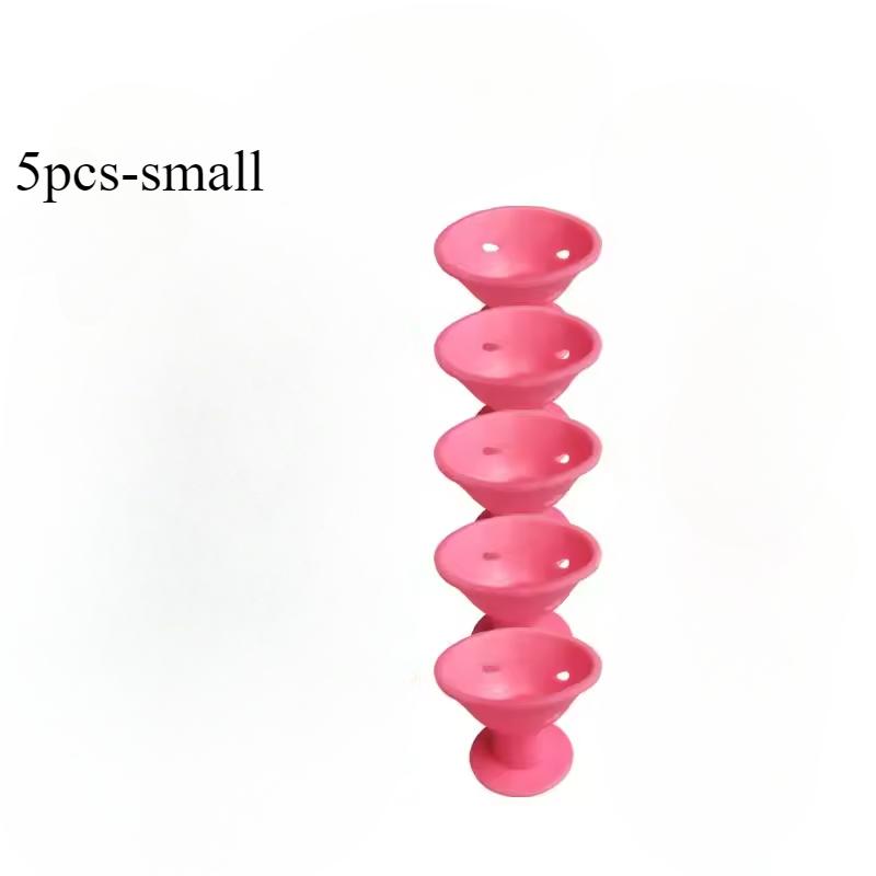 

5 шт. Артефакт для завивки Ленивый силиконовый бигуди Ручной грибной колокольчик Подходит для всех типов волос. Бигуди Инструменты для волос