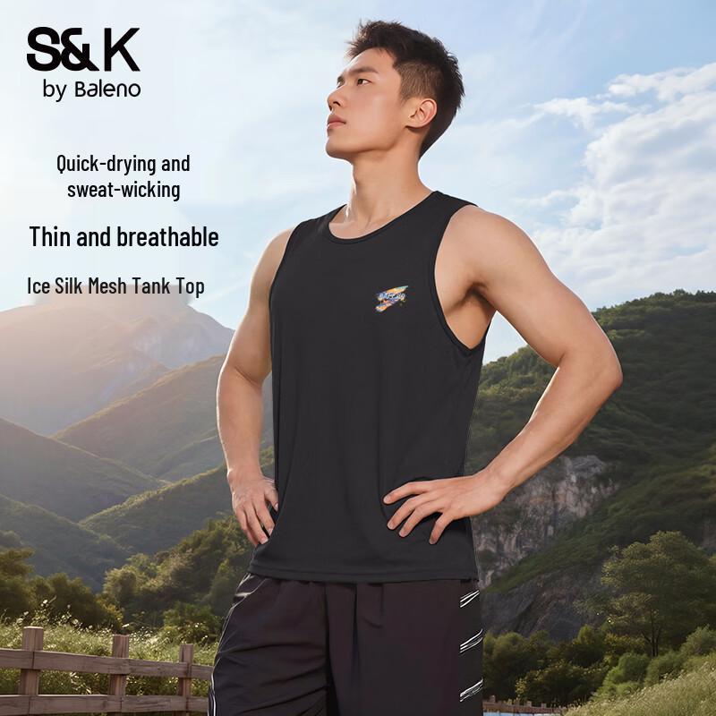 Baleno Men s Cooling Sports Tank Top L