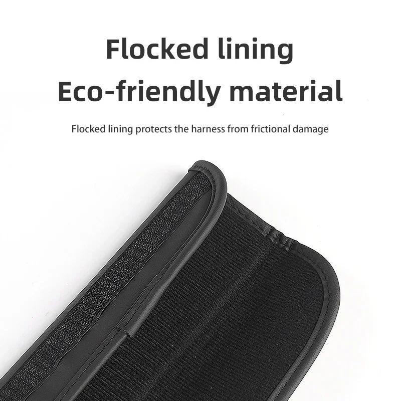 PU Leather Car Seat Belt Shoulder Cover Protection Padding Pad For Citroen C5 C1 C2 C6 C4L DS3 DS4 DS5 C-Elysee Grand Berlingo